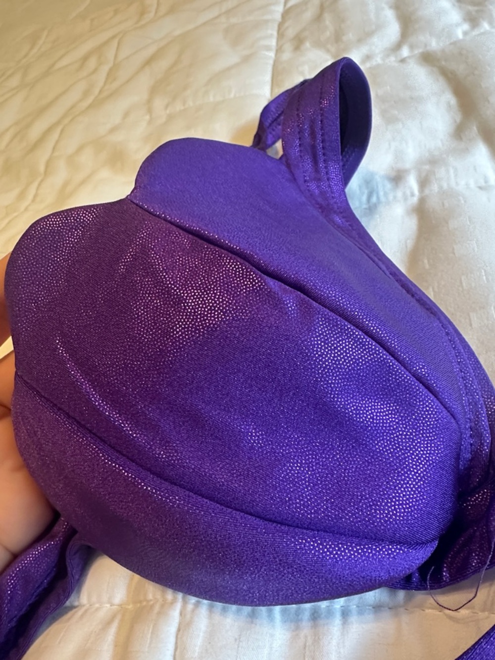 Purple Shell-Style Halter Top - Picture 3 of 3